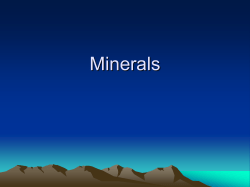 Minerals - SD308.org