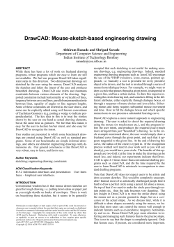 DrawCAD: Mouse-sketch-based engineering drawing