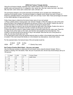 Soil Triangle Activity