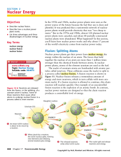Nuclear Energy