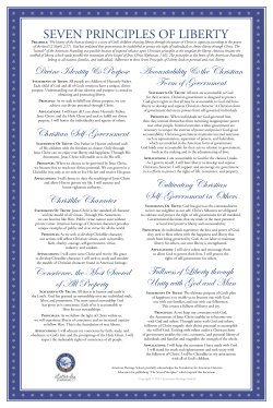 Preamble: The history of the human family is a story of God`s