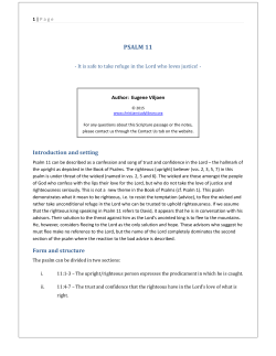psalm 11 - Christian Library