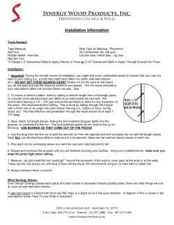 Synergy Wood Products, Inc.