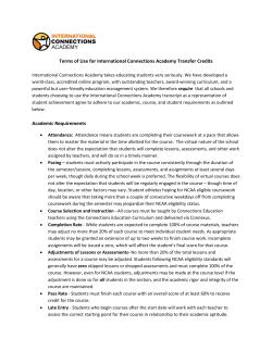 Terms of Use for International Connections Academy Transfer