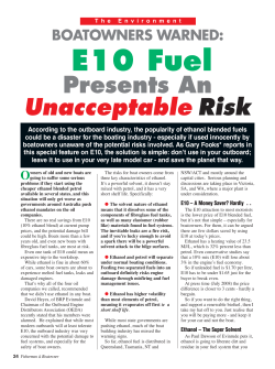 The E10 Debate &ndash; all the issues fully explained