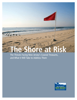 The Shore at Risk: The Threats Facing New Jersey`s Coastal
