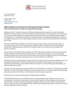 Bob Meinders to be honored at Orchids in October