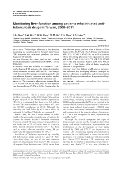 Monitoring liver function among patients who initiated anti