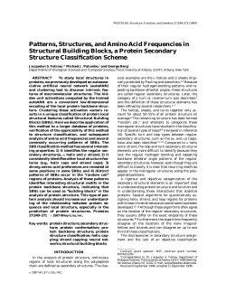 Patterns, Structures, and Amino Acid
