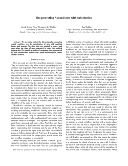 On generating *-sound nets with substitution