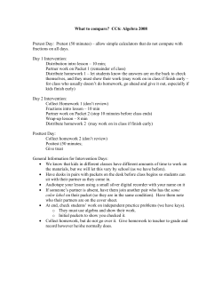 Algebra 4 instructional script