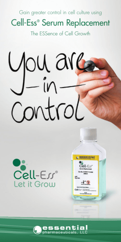Brochure - Cell-Ess