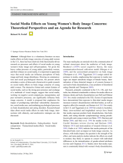 Social Media Effects on Young Women`s Body Image