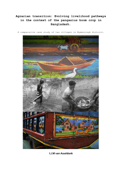 Evolving livelihood pathways in the context of the pangasius boom