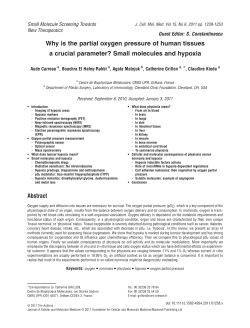 Why is the partial oxygen pressure of human tissues a crucial