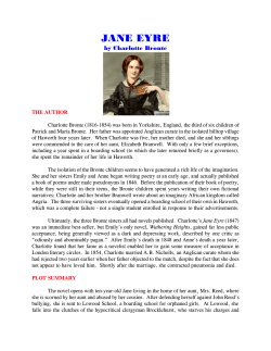 JANE EYRE - Robert C. Walton