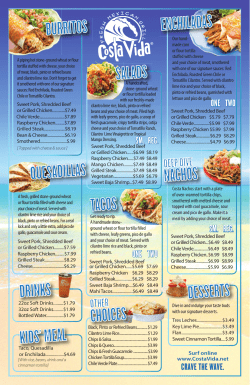 nachos choices kids` meal drinks enchiladas