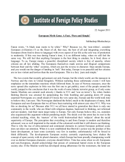 European Myth Gone: A Fact, `Pure and Simple` by Subhadeep