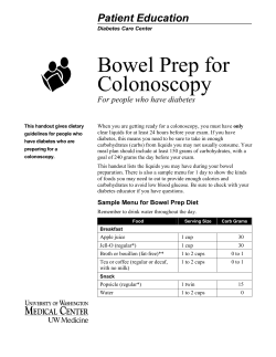 Bowel Prep for