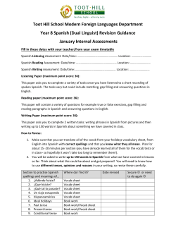 Dual Linguist - Toot Hill School