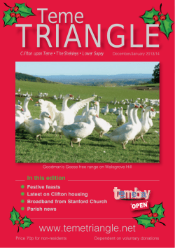 01886 853 336 - Teme Triangle