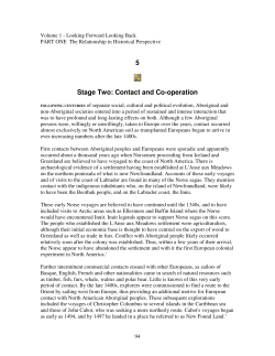 5 Stage Two: Contact and Co-operation