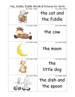 the cat and the fiddle the cow the moon the little dog the dish and the