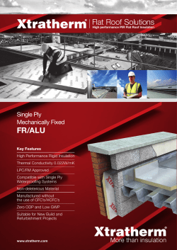 Flat Roof Solutions FR/ALU