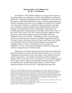 Homosexuality and the Bible - Heritage Baptist Church &ndash; Lebanon