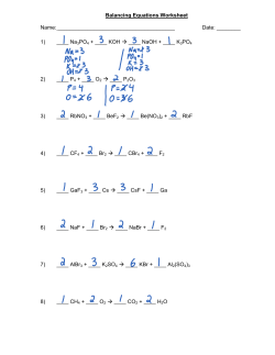 Balancing Practice Key