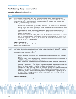 Sample Primary Unit Plan