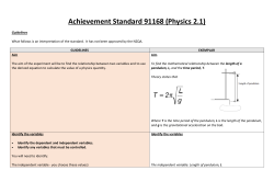 Physics 91168 guidance