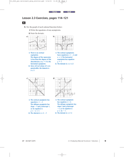 Lesson 2.3 Exercises, pages 114&ndash;121