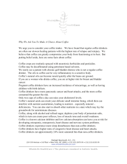 Coffee - WholeLife HealthCare