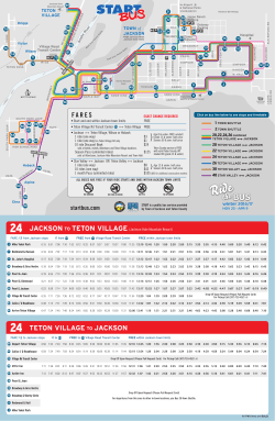 24 TETON VILLAGE TO JACKSON