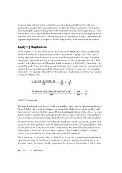 Applying MapReduce