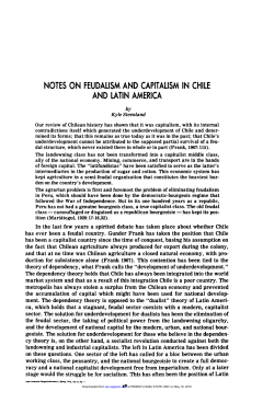 notes on feudalism and capitalism in chile