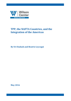 TPP, the NAFTA Countries, and the Integration of