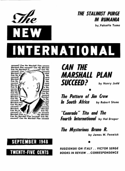 CAN THE MARSHALL PLAN SUCCEED., by Henry Judd
