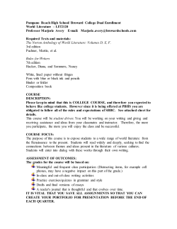 LIT2120 - Pompano Beach High School