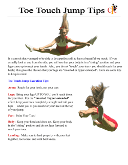 It is a myth that you need to be able to do a perfect split to have a