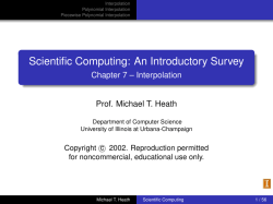 Scientific Computing: An Introductory Survey