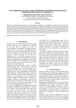 An Examination of Cross-Cultural Similarities and Differences from