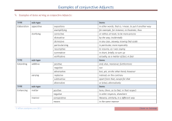 Systemic Functional Worksheets &ndash; Text as Representation