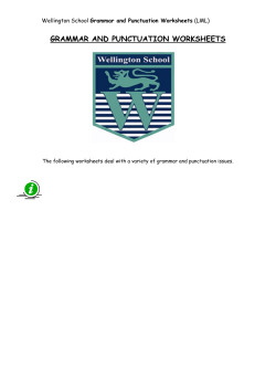 grammar and punctuation worksheets for year 8