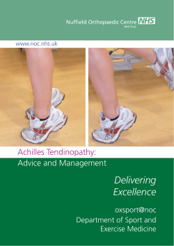 Achilles Tendinopathy
