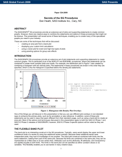 324-2009: Secrets of the SG Procedures