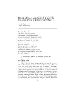 Making a Monkey Look Good: The Case for Consumer Ethics of