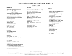 here - Lawton Christian School