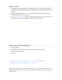(Lecture(3) - MSU Chemistry